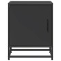 Mesita de noche madera ingeniería negro 40x31x50 cm metal de , Mesitas de noche - Ref: Foro24-848709, Precio: 38,95 €, Descue...