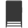 Mesita de noche madera ingeniería negro 40x31x50 cm metal de , Mesitas de noche - Ref: Foro24-848709, Precio: 38,95 €, Descue...
