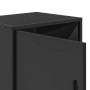 Mesita de noche madera ingeniería negro 40x31x50 cm metal de , Mesitas de noche - Ref: Foro24-848709, Precio: 38,95 €, Descue...