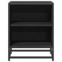 Mesitas de noche 2uds madera ingeniería negro 40x31x50 cm metal de , Mesitas de noche - Ref: Foro24-848700, Precio: 64,57 €, ...
