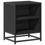 Mesitas de noche 2uds madera ingeniería negro 40x31x50 cm metal de , Mesitas de noche - Ref: Foro24-848700, Precio: 64,57 €, ...