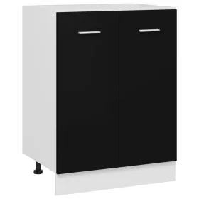 Armario inferior de cocina ingeniería negro 60x46x81,5 cm de vidaXL, Armarios de cocina - Ref: Foro24-801189, Precio: 96,87 €...