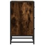 Mesita noche madera ingeniería roble ahumado 40x34,5x60cm metal de , Mesitas de noche - Ref: Foro24-848721, Precio: 61,29 €, ...