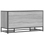 Banco zapatero madera de ingeniería gris sonoma 100x40x53,5 cm de , Bancos para recibidores y almacenamiento - Ref: Foro24-84...