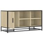 Banco zapatero madera de ingeniería roble sonoma 100x40x53,5 cm de , Bancos para recibidores y almacenamiento - Ref: Foro24-8...