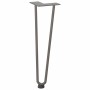 Patas mesa tipo horquilla 4uds acero macizo acero natural 42 cm de , Patas para mesas - Ref: Foro24-4012423, Precio: 47,50 €,...