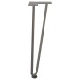 Patas mesa tipo horquilla 4uds acero macizo acero natural 42 cm de , Patas para mesas - Ref: Foro24-4012423, Precio: 47,50 €,...