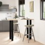 Patas para mesa de centro 4 uds acero negro 110-112 cm de , Patas para mesas - Ref: Foro24-4012480, Precio: 126,09 €, Descuen...