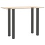 Patas para mesa de centro 4 uds acero antracita 110-112 cm de , Patas para mesas - Ref: Foro24-4012482, Precio: 117,19 €, Des...