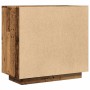 Aparador de madera contrachapada envejecida 80x40x75 cm de , Aparadores - Ref: Foro24-856862, Precio: 88,03 €, Descuento: %