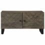 Mesa de centro madera maciza de mango negra 80x50x40 cm de , Mesas de centro - Ref: Foro24-4017689, Precio: 108,62 €, Descuen...