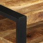 Mesa de centro de madera maciza de mango rugosa 90x50x36 cm de , Mesas de centro - Ref: Foro24-4013557, Precio: 207,72 €, Des...