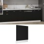Panel para lavavajillas madera contrachapada negro 59,5x3x67 cm de vidaXL, Armarios de cocina - Ref: Foro24-802563, Precio: 3...