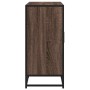 Aparador de madera de ingeniería marrón roble 92x35x76 cm de , Aparadores - Ref: Foro24-849023, Precio: 118,23 €, Descuento: %