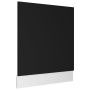 Panel para lavavajillas madera contrachapada negro 59,5x3x67 cm de vidaXL, Armarios de cocina - Ref: Foro24-802563, Precio: 3...