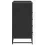 Cajonera de madera contrachapada negro 70x41x83,5 cm de , Cajoneras - Ref: Foro24-849089, Precio: 122,77 €, Descuento: %