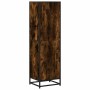 Estantería madera ingeniería color roble ahumado 40x35x139 cm de , Librerías y estanterías - Ref: Foro24-849126, Precio: 76,1...