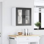 Armario de pared para cocina con puerta de cristal Porto negro de , Armarios de cocina - Ref: Foro24-854148, Precio: 71,00 €,...