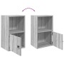 Estantería de madera de ingeniería gris sonoma 31x24x52 cm de , Librerías y estanterías - Ref: Foro24-860324, Precio: 36,82 €...