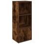 Estantería madera de ingeniería roble ahumado 31x24x77 cm de , Librerías y estanterías - Ref: Foro24-860332, Precio: 38,25 €,...