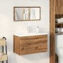 Juego de muebles de baño madera contrachapada artesanal roble de , Muebles de baño - Ref: Foro24-3328930, Precio: 238,88 €, D...