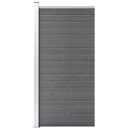 Panel de valla WPC gris 95x186 cm de vidaXL, Paneles de vallas - Ref: Foro24-148978, Precio: 170,72 €, Descuento: %