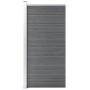 Panel de valla WPC gris 95x186 cm de vidaXL, Paneles de vallas - Ref: Foro24-148978, Precio: 170,72 €, Descuento: %