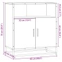 Aparador madera ingeniería roble Sonoma 68x35x76 cm de , Aparadores - Ref: Foro24-849000, Precio: 80,04 €, Descuento: %