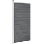 Panel de valla WPC gris 95x186 cm de vidaXL, Paneles de vallas - Ref: Foro24-148978, Precio: 170,72 €, Descuento: %
