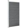 Panel de valla WPC gris 95x186 cm de vidaXL, Paneles de vallas - Ref: Foro24-148978, Precio: 182,52 €, Descuento: %