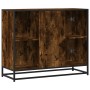Aparador madera de ingeniería roble ahumado 92x35x76 cm de , Aparadores - Ref: Foro24-849016, Precio: 85,44 €, Descuento: %