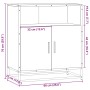 Aparador madera ingeniería gris sonoma 68x35x76 cm de , Aparadores - Ref: Foro24-849002, Precio: 81,61 €, Descuento: %