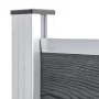 Panel de valla WPC gris 95x186 cm de vidaXL, Paneles de vallas - Ref: Foro24-148978, Precio: 182,52 €, Descuento: %