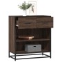 Aparador madera ingeniería roble marrón 68x35x76 cm de , Aparadores - Ref: Foro24-848988, Precio: 85,22 €, Descuento: %