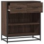 Aparador madera ingeniería roble marrón 68x35x76 cm de , Aparadores - Ref: Foro24-848988, Precio: 85,22 €, Descuento: %