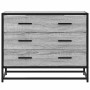 Cajonera de madera contrachapada gris sonoma 70x41x56 cm de , Cajoneras - Ref: Foro24-849077, Precio: 98,20 €, Descuento: %
