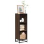 Estantería madera de ingeniería marrón roble 33,5x33x107,5 cm de , Librerías y estanterías - Ref: Foro24-849158, Precio: 68,8...