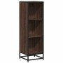 Estantería madera de ingeniería marrón roble 33,5x33x107,5 cm de , Librerías y estanterías - Ref: Foro24-849158, Precio: 68,8...