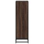 Estantería madera de ingeniería marrón roble 33,5x33x107,5 cm de , Librerías y estanterías - Ref: Foro24-849158, Precio: 68,8...