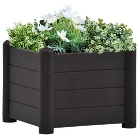 Arriate de jardín PP gris antracita 43x43x35 cm de vidaXL, Maceteros y jardineras - Ref: Foro24-313973, Precio: 64,17 €, Desc...