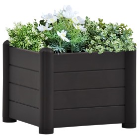 Arriate de jardín PP gris antracita 43x43x35 cm de vidaXL, Maceteros y jardineras - Ref: Foro24-313973, Precio: 65,52 €, Desc...