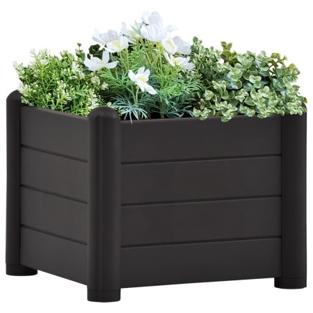 Arriate de jardín PP gris antracita 43x43x35 cm de vidaXL, Maceteros y jardineras - Ref: Foro24-313973, Precio: 65,52 €, Desc...