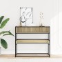 Mesa consola de madera de ingeniería roble Sonoma 90x35x80 cm de , Mesas auxiliares - Ref: Foro24-849170, Precio: 64,66 €, De...
