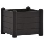 Arriate de jardín PP gris antracita 43x43x35 cm de vidaXL, Maceteros y jardineras - Ref: Foro24-313973, Precio: 65,52 €, Desc...