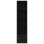 Estantería de madera de ingeniería roble negro 31x24x127 cm de , Librerías y estanterías - Ref: Foro24-860347, Precio: 57,54 ...