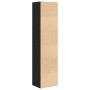 Estantería de madera de ingeniería roble negro 31x24x127 cm de , Librerías y estanterías - Ref: Foro24-860347, Precio: 57,54 ...