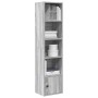 Estantería madera de ingeniería gris sonoma 31x24x127 cm de , Librerías y estanterías - Ref: Foro24-860351, Precio: 55,45 €, ...