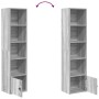 Estantería madera de ingeniería gris sonoma 31x24x127 cm de , Librerías y estanterías - Ref: Foro24-860351, Precio: 55,45 €, ...