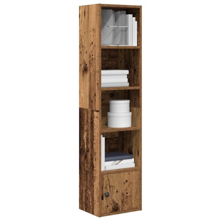 Estantería madera de ingeniería color envejecido 31x24x127 cm de , Librerías y estanterías - Ref: Foro24-860353, Precio: 54,0...