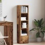 Estantería madera de ingeniería color envejecido 31x24x127 cm de , Librerías y estanterías - Ref: Foro24-860353, Precio: 54,0...